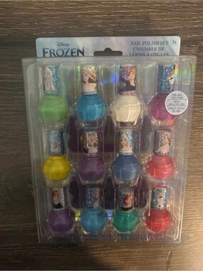Disney Frozen Towney Nail Polish Set - Light Purple & Pink Packaging